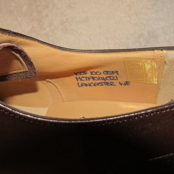 Church\'s Lancaster Wedge Ebony Brown Leather Oxford US 11 F NWB main image 9